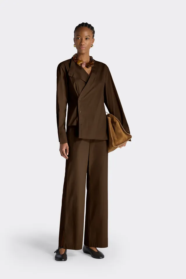 Liviana Conti Julian Pantalon femme noir 40 popeline