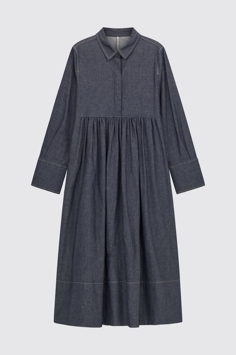 Liviana Conti Patricia F6SQ52 robe chemise Blue Denim chambray