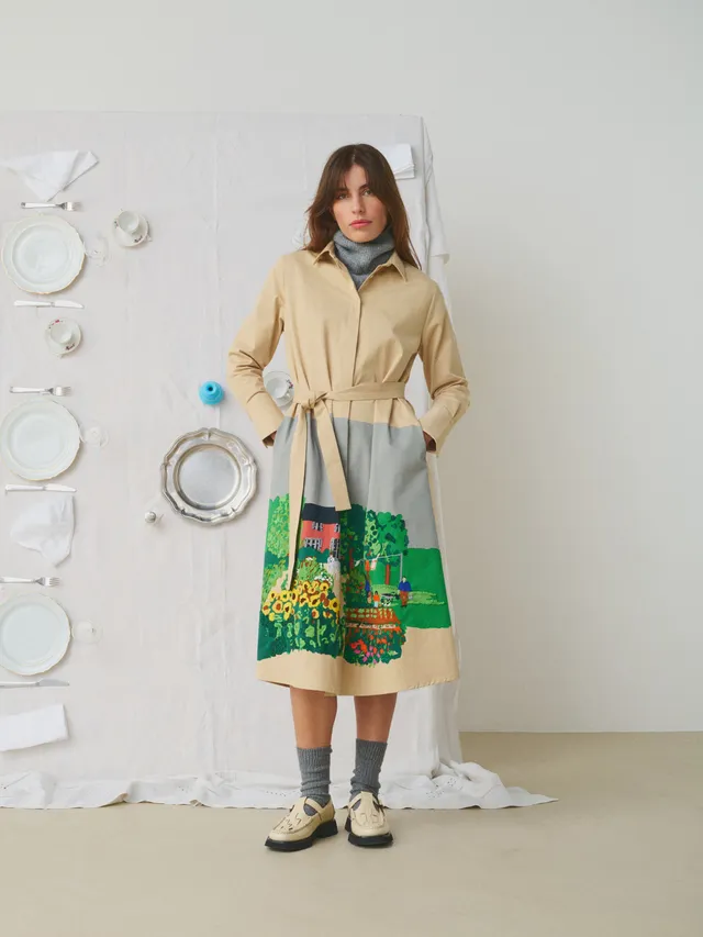 Mii à table Robe Luce Le Potager fleurie femme hiver