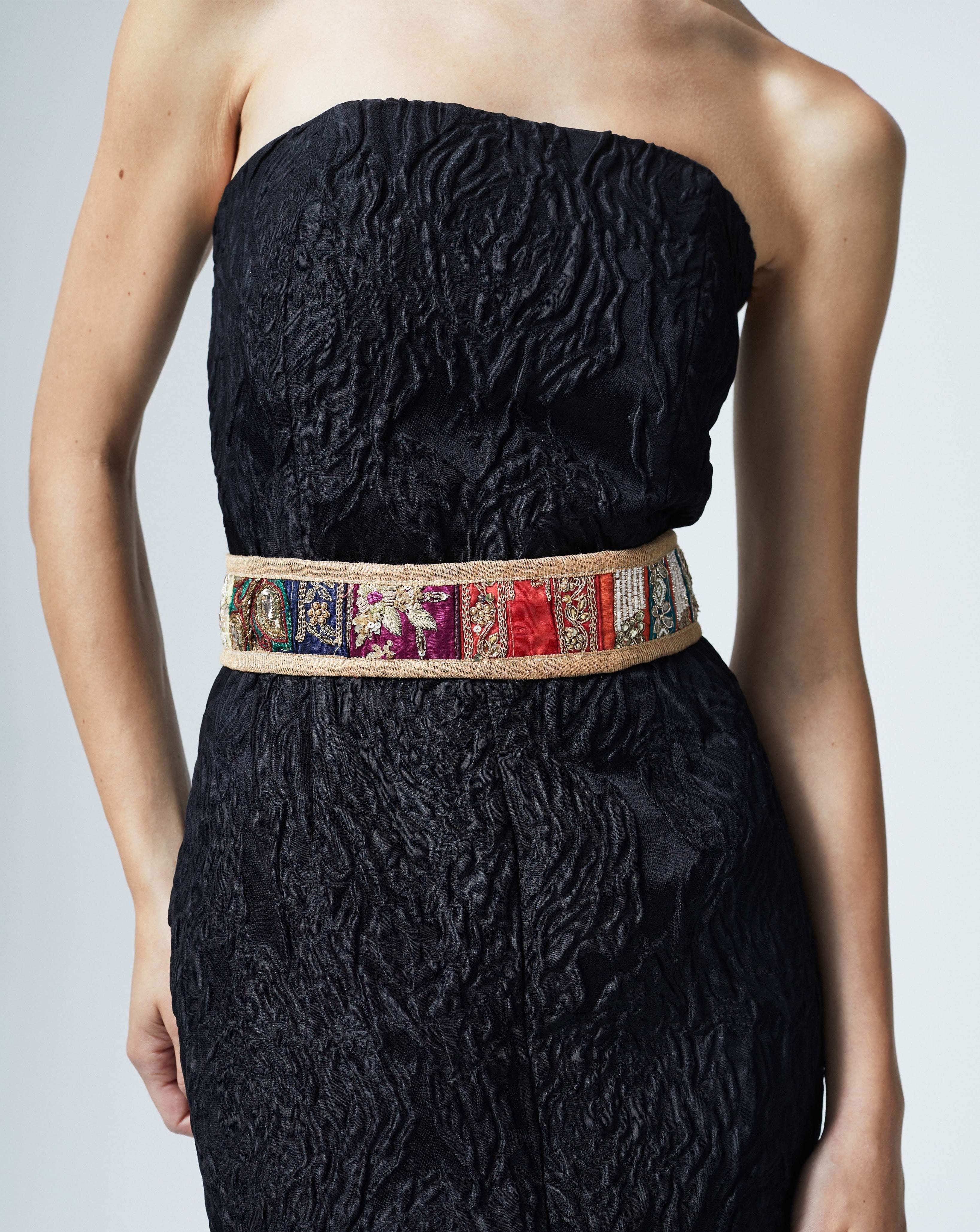 The Ethiquette Accessoires Jaipur Belt ceinture brodée