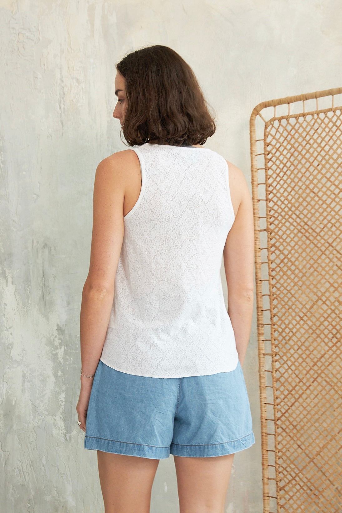 Chicosoleil Arnie tee-shirt blanc viscose XS-XL