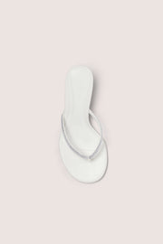 Oh Polly Coco Sandale à Talon Blanc Strass Talon 8cm