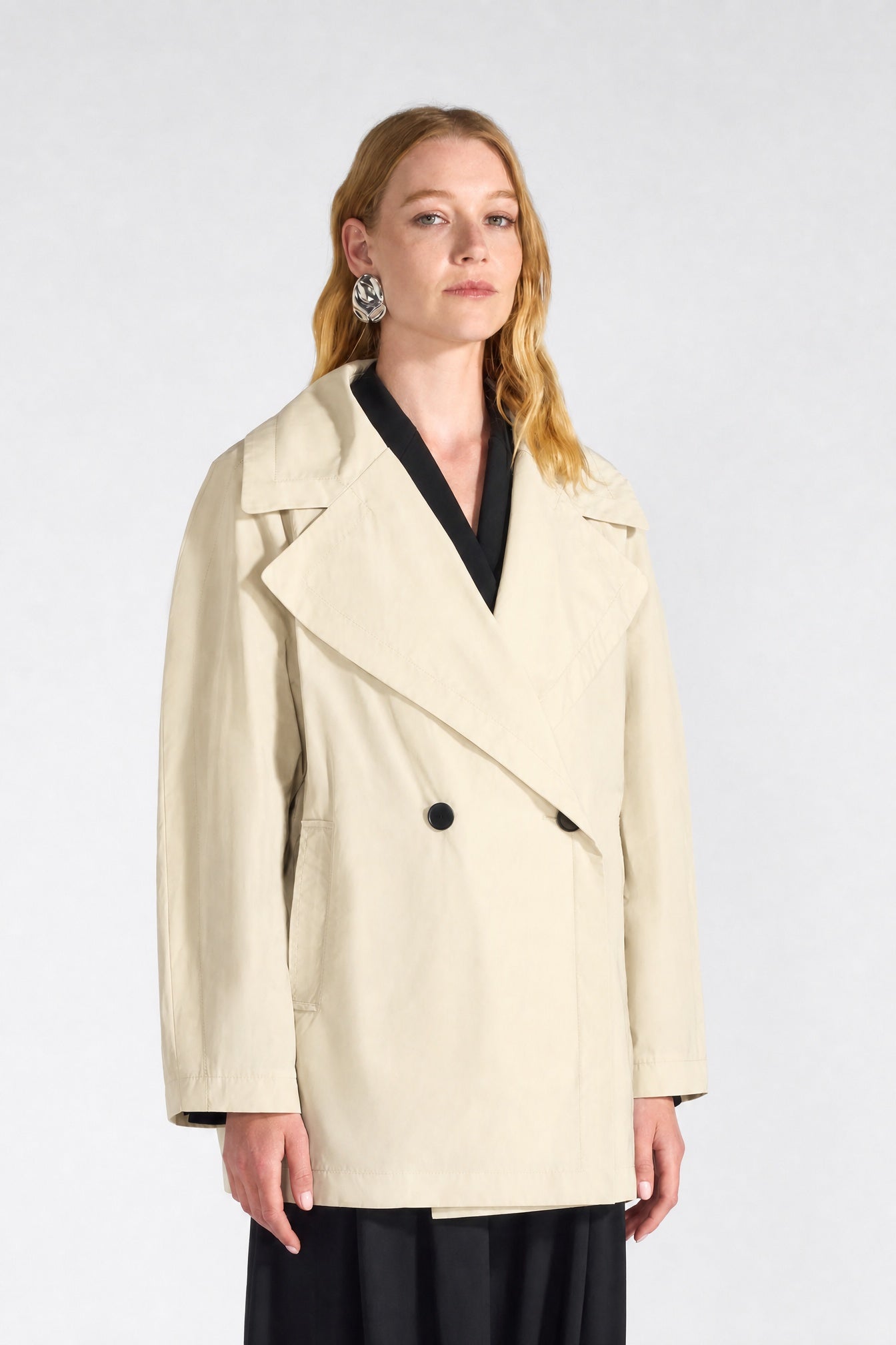 Liviana Conti Wallace veste caban LUNA double boutonnage