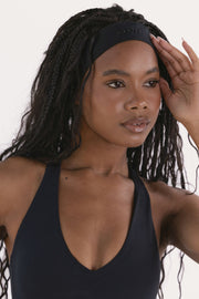 Bo+Tee Bandeau Sport Noir Lot 3 Largeurs Stretch
