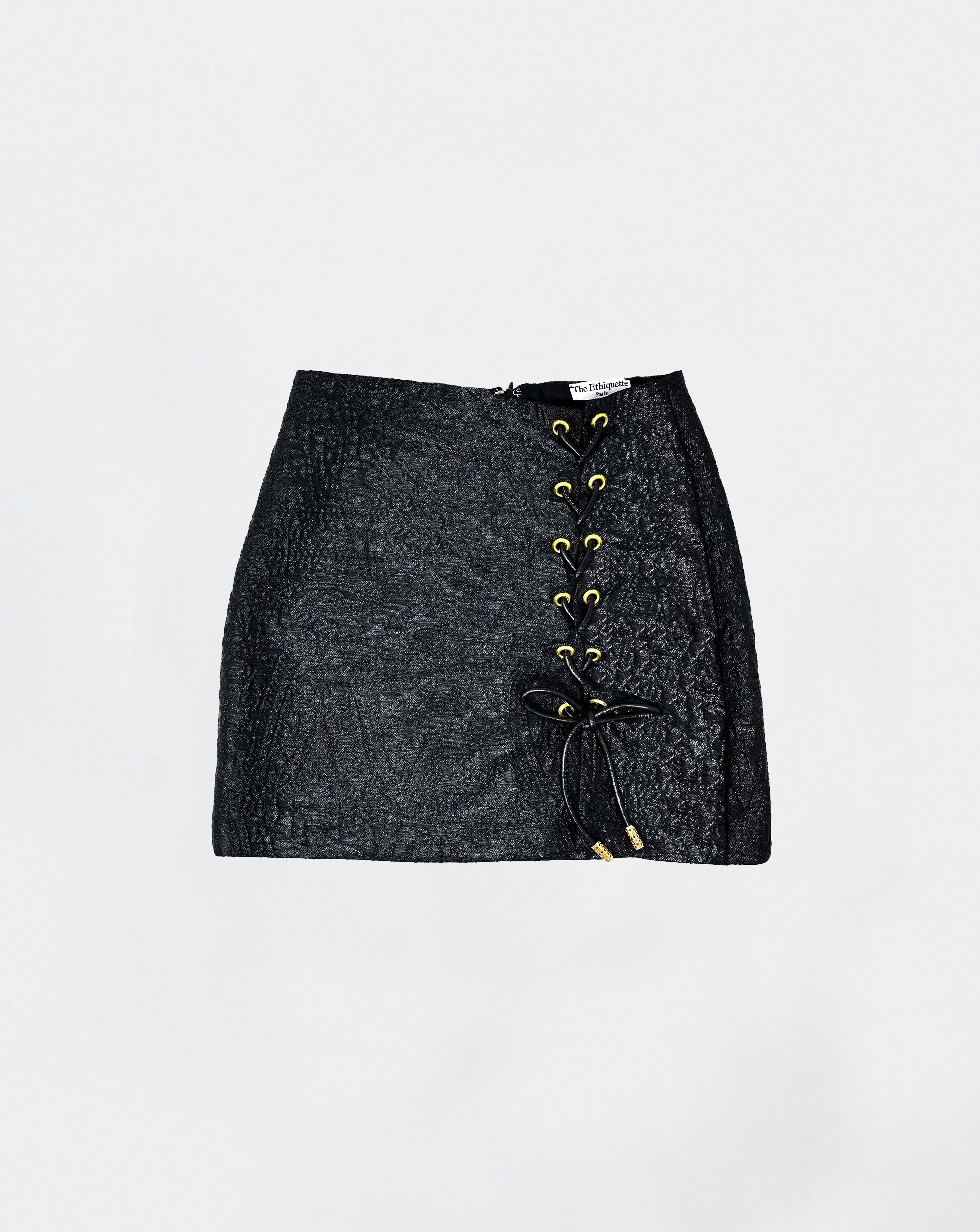 The Ethiquette Lola jupe jacquard 39 cm taille M