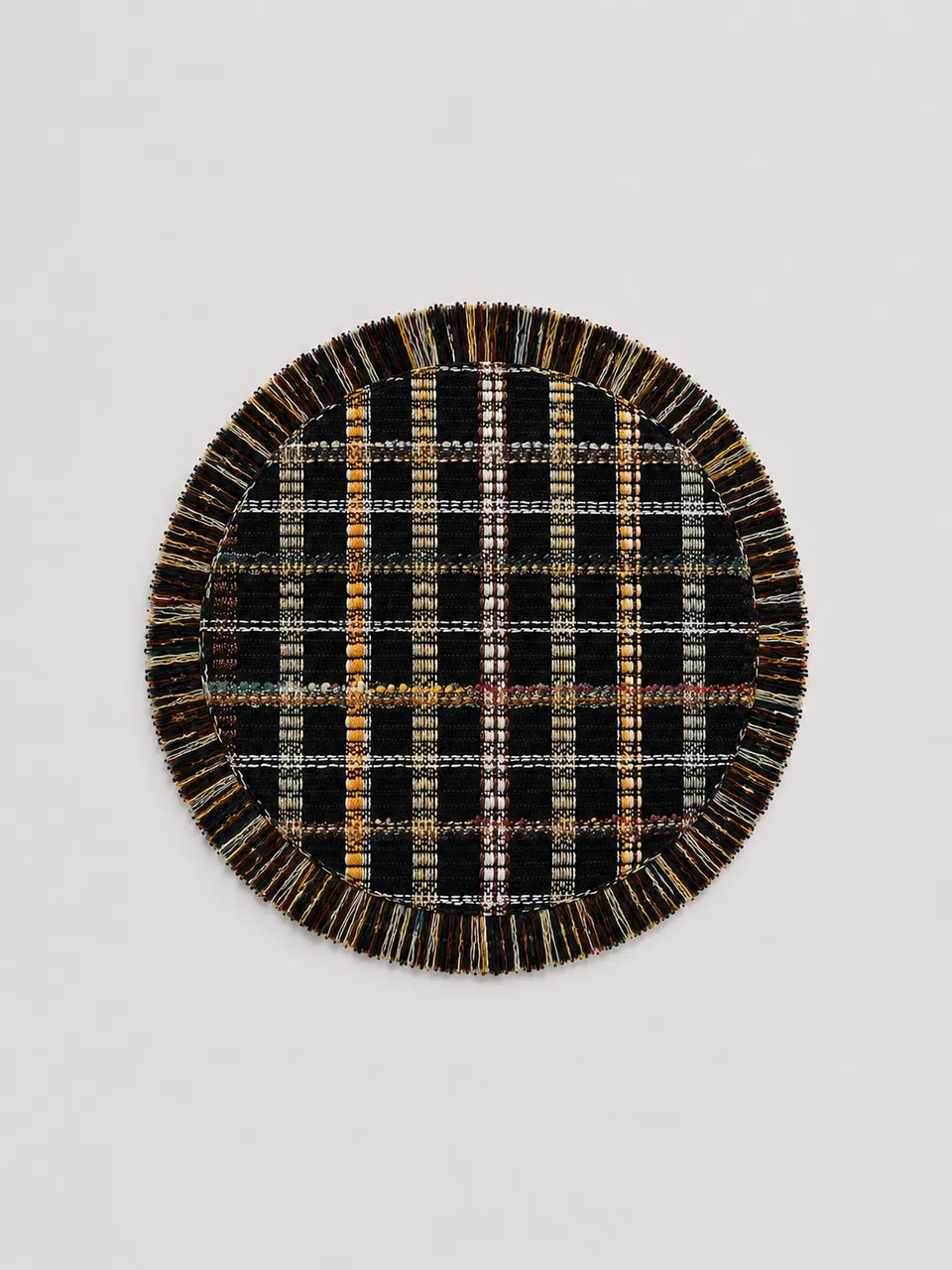 The Ethiquette Paris set de table rond tweed 35cm