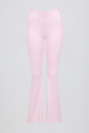 Oh Polly Bo+Tee pantalon flare bloom jersey brossé