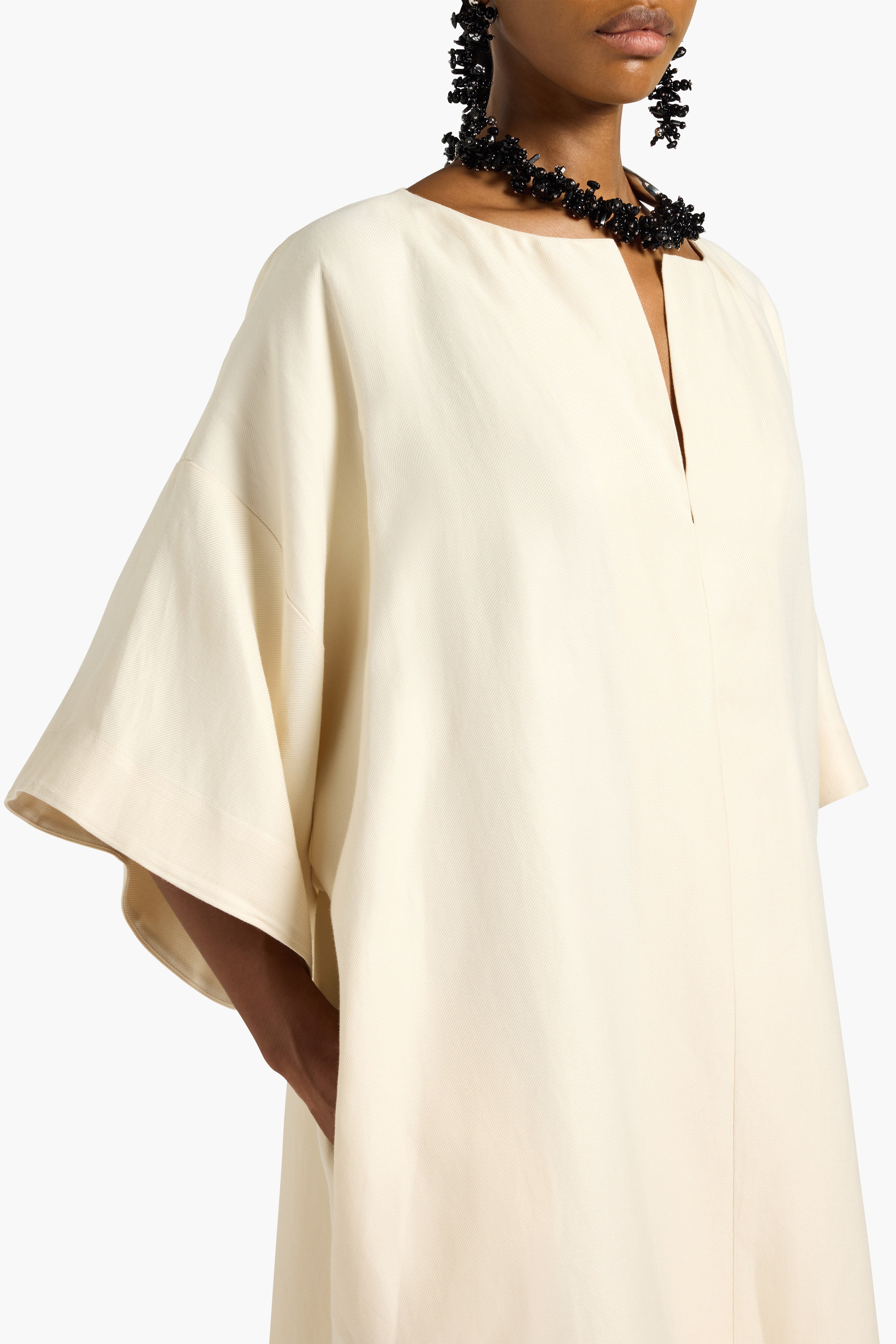Liviana Conti Rory robe courte Corno viscose lin
