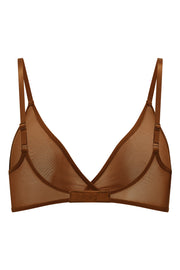 Oh Polly Intimates soutien-gorge triangle chestnut sans armature