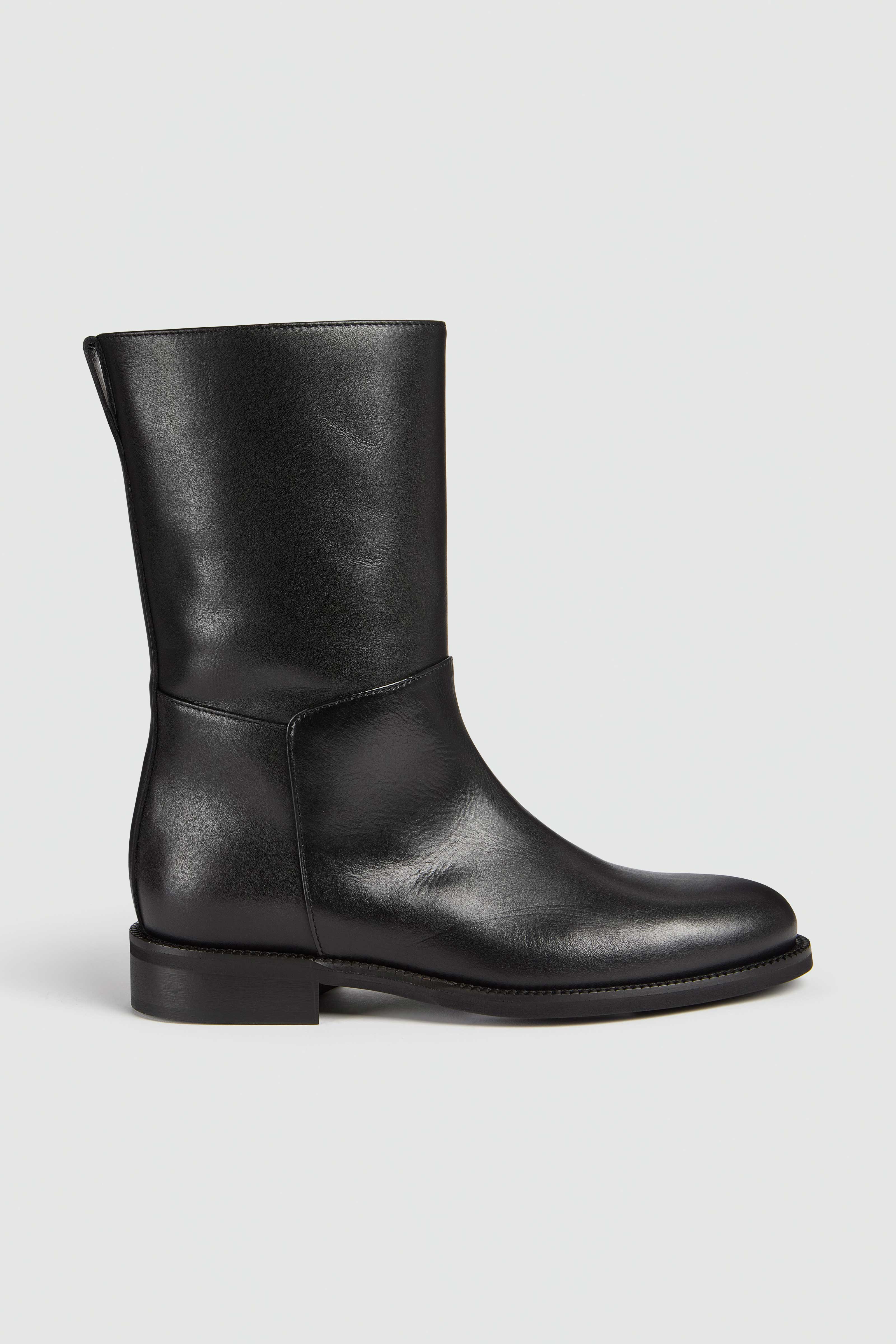 Liviana Conti Serena bottes biker noires cuir