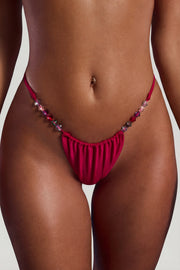 Oh Polly Swim Cabo NS0893 haut bikini triangle rose framboise