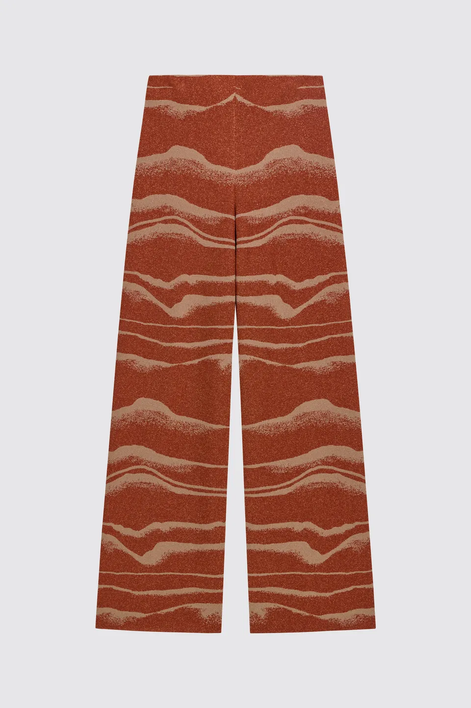 Liviana Conti Graham pantalon jacquard lamé seashell droit