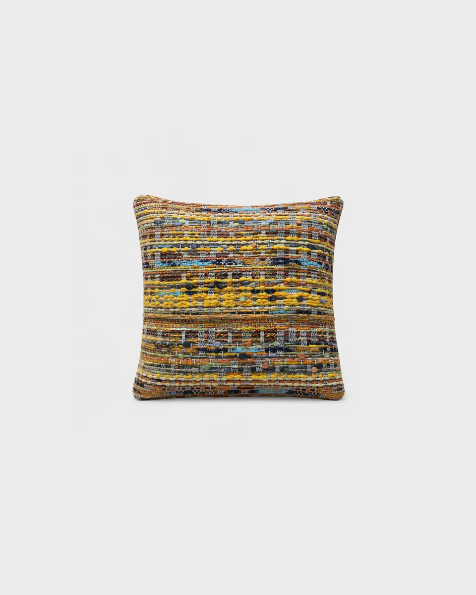 The Ethiquette Maison Saint Tropez housse coussin 40x40 tweed