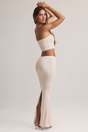 Oh Polly Blake Modal Maxi Jupe rayée taille mi-haute