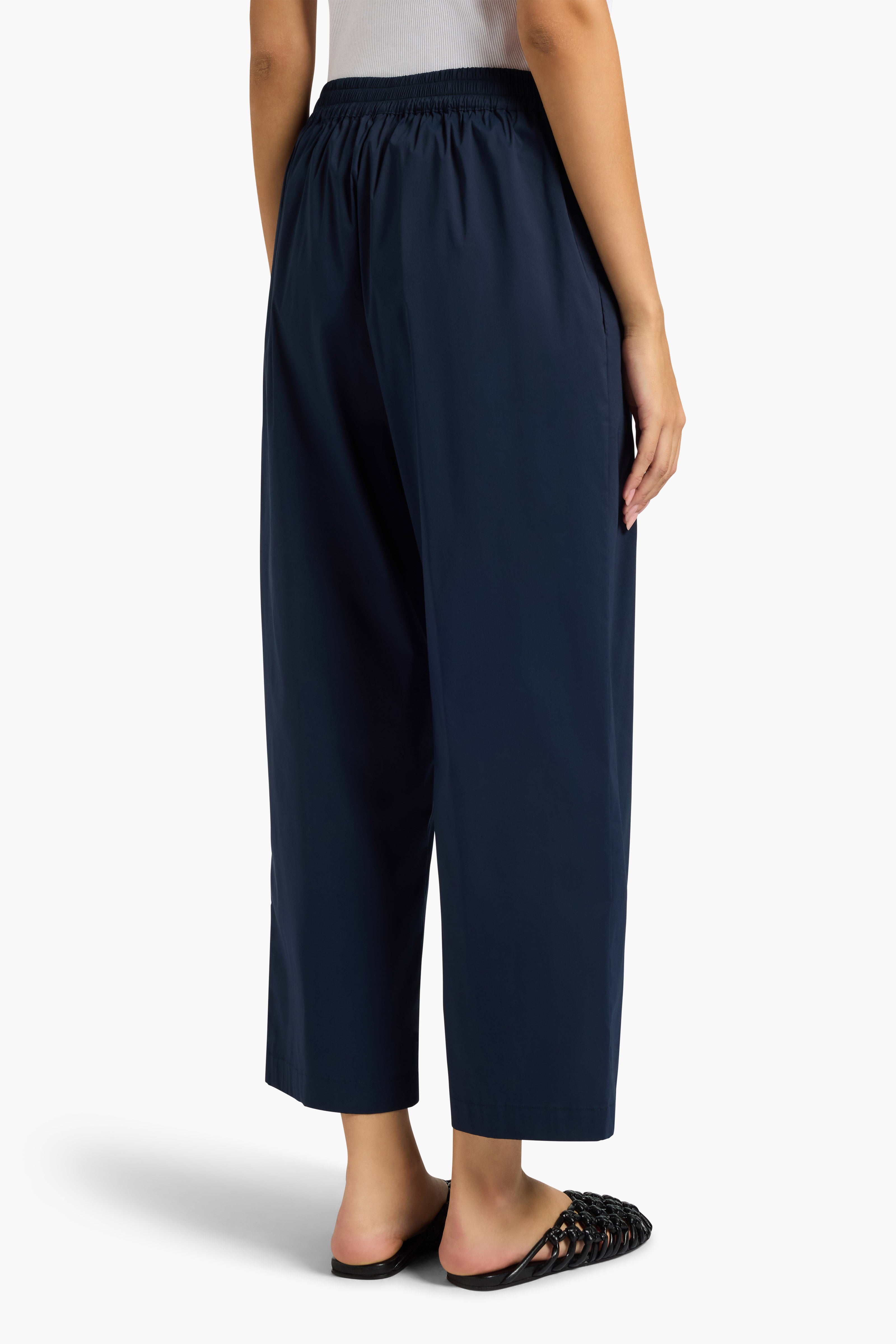 Liviana Conti Scott pantalon balloon bleu nuit