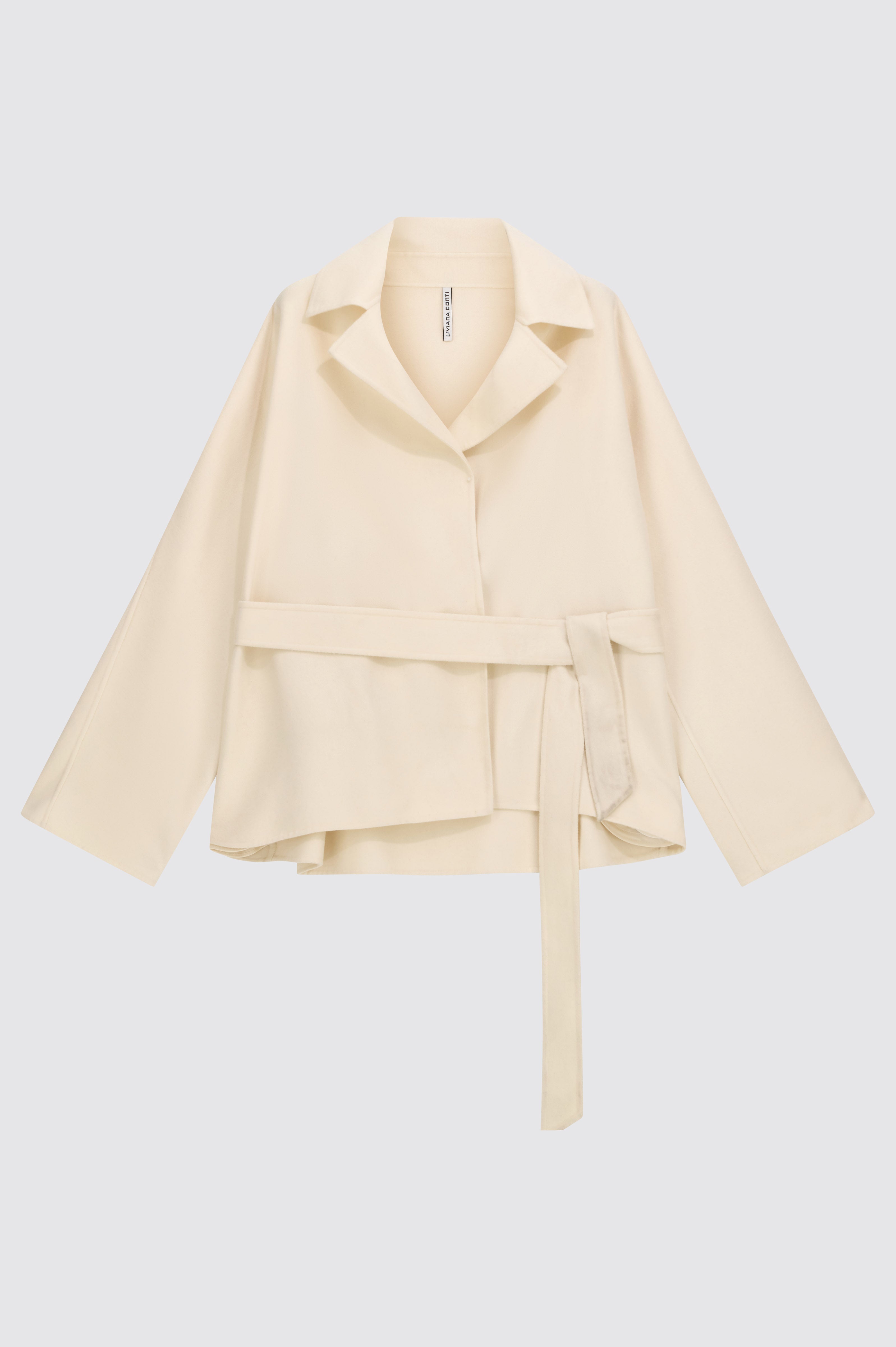 Liviana Conti Colin veste ceinture laine-soie rugiada