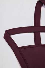 Oh Polly Super Sculpt BT2472 brassière bordeaux sans couture