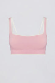 Bo+Tee Soft Active brassière sport rose clair contraste