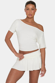 Oh Polly Tops ButterCloud haut coconut ruché
