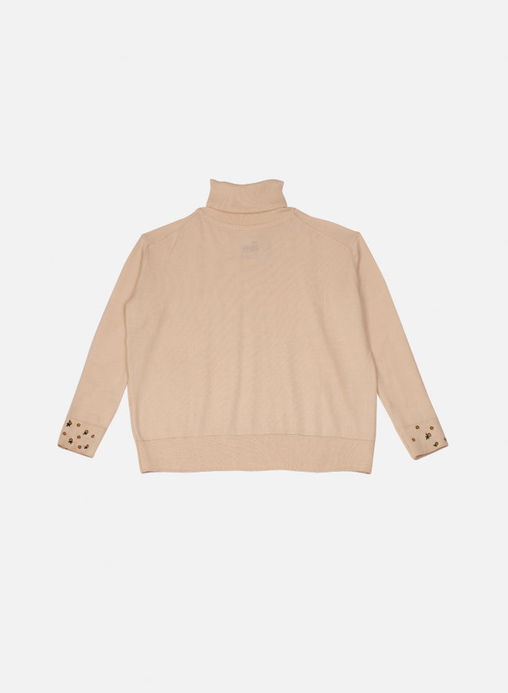 Mii Pull Cool Les Unis pull laine mérinos col roulé