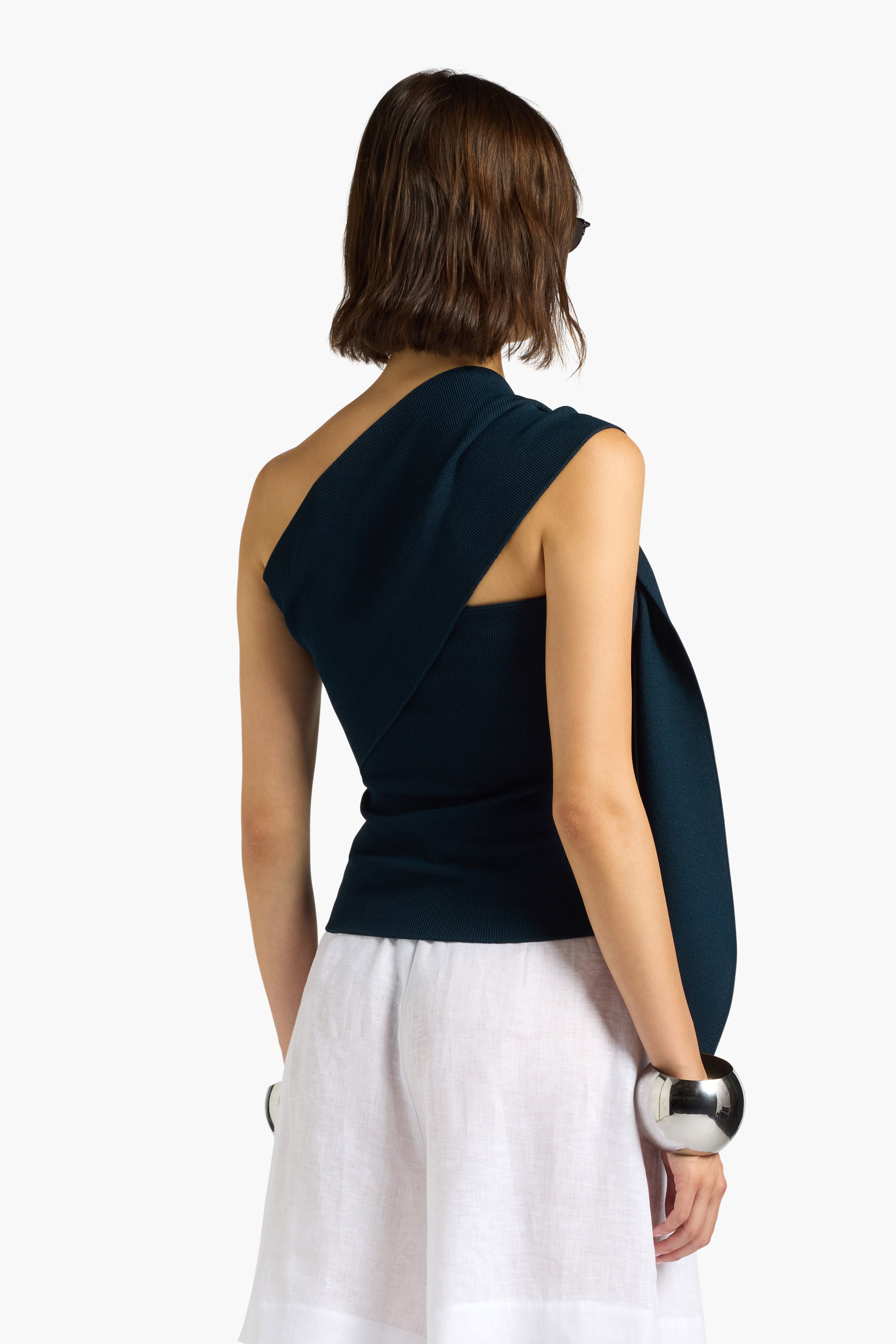 Liviana Conti Danica Top femme bleu XS viscose stretch