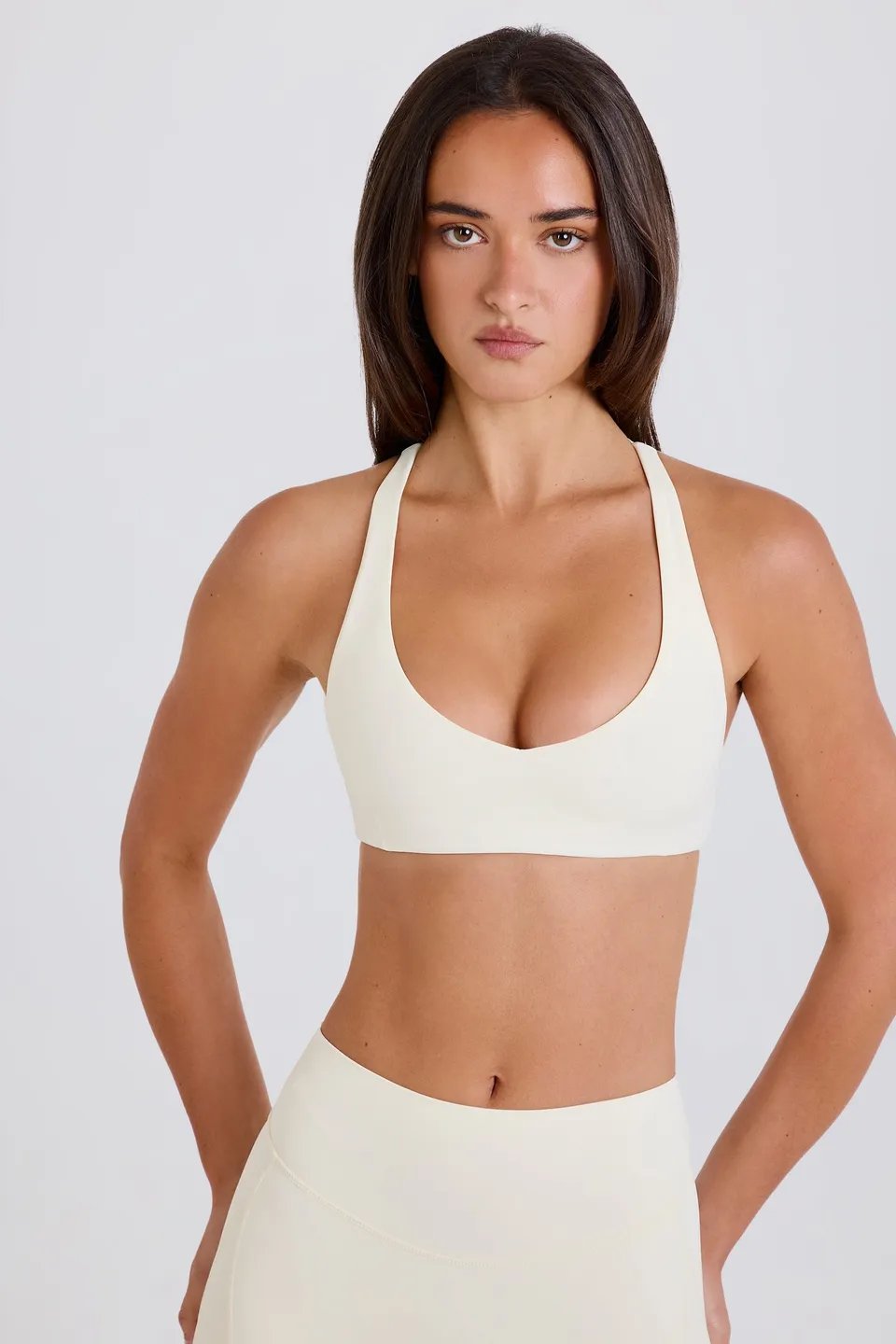 Oh Polly Bo+Tee Crossback Brassière Crème BT2492