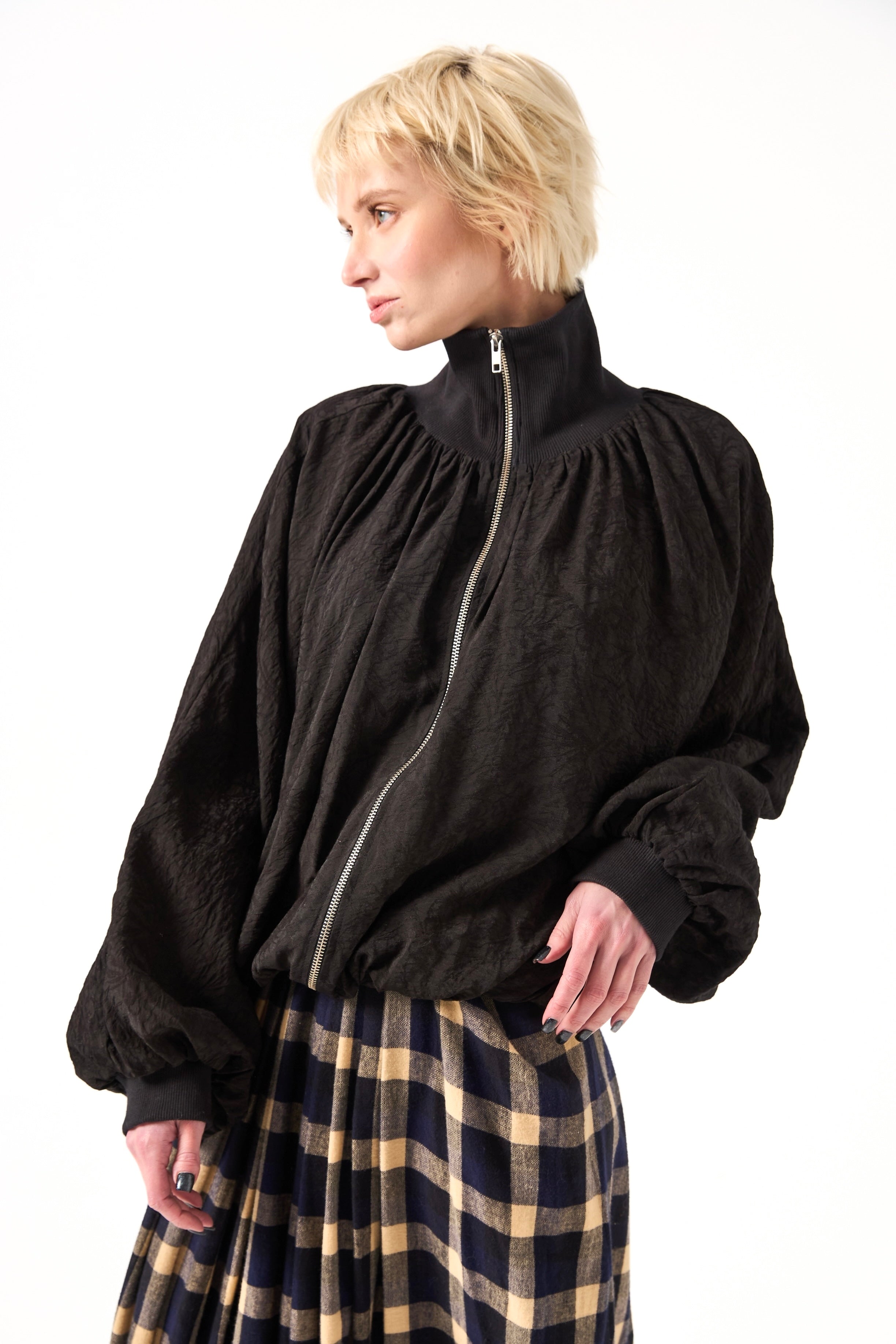 Chicosoleil Mako bomber noir viscose S