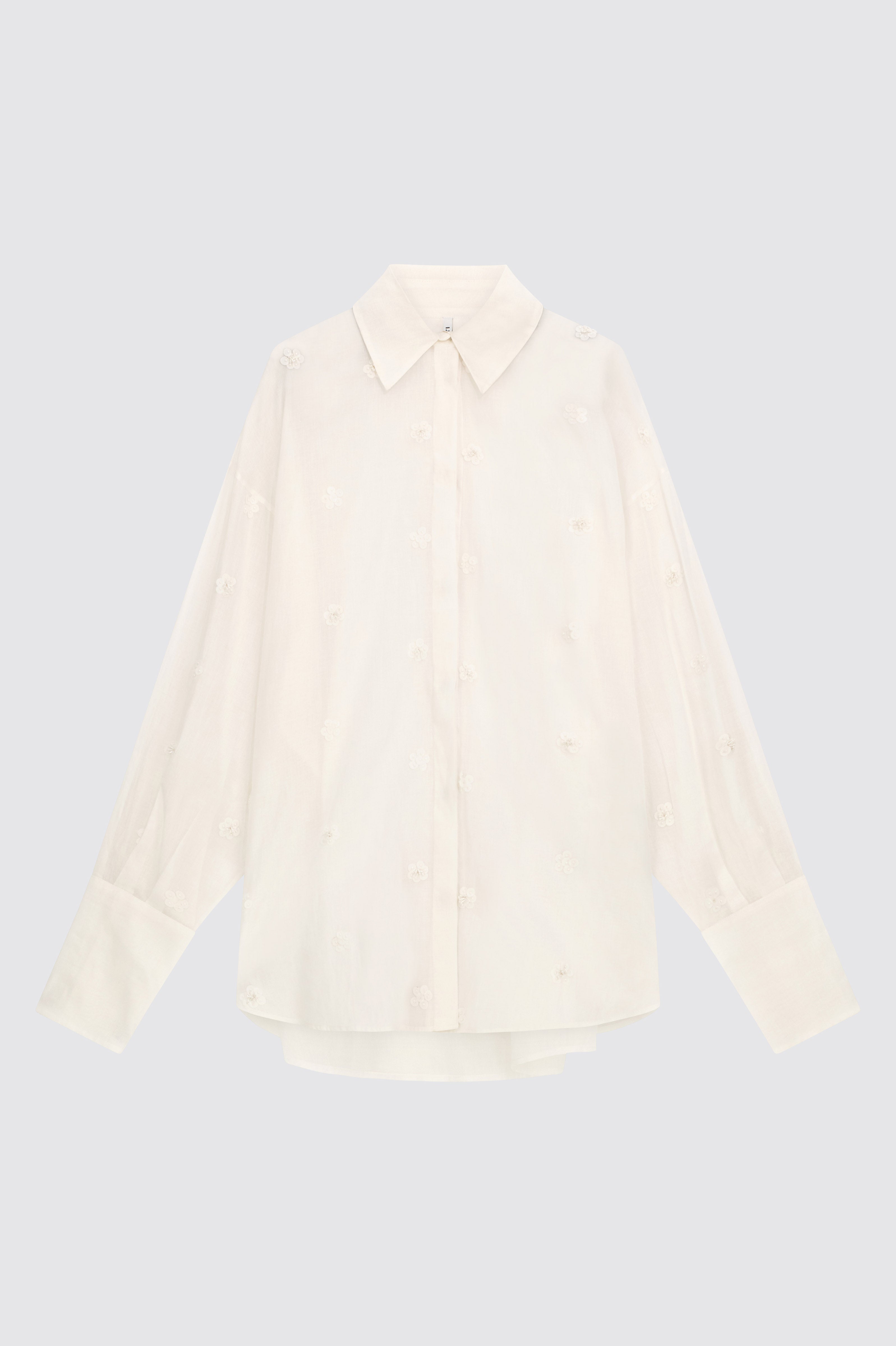 Liviana Conti Angel chemise femme blanc coton oversize