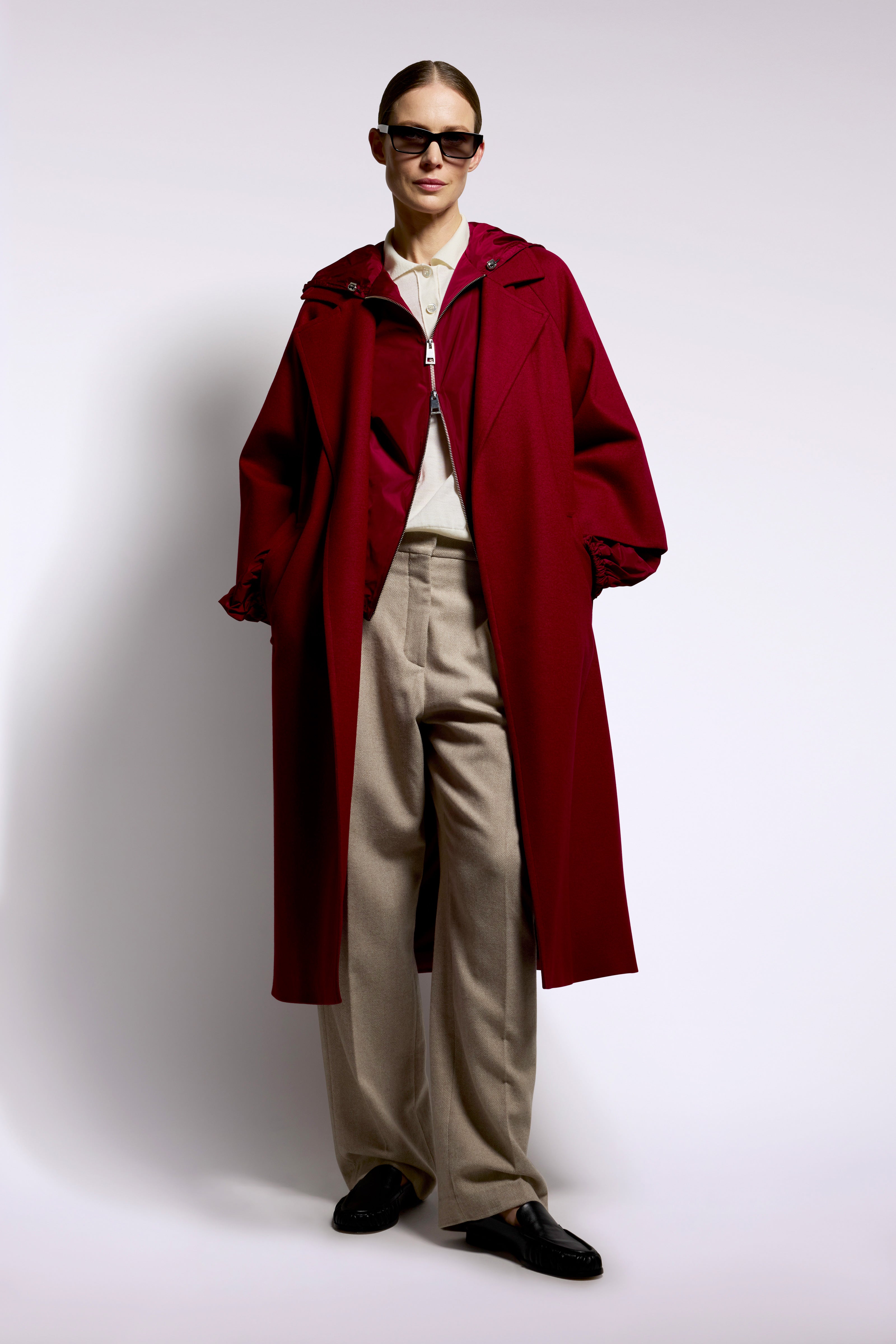 Liviana Conti Wayne manteau Paprika 42 cachemire