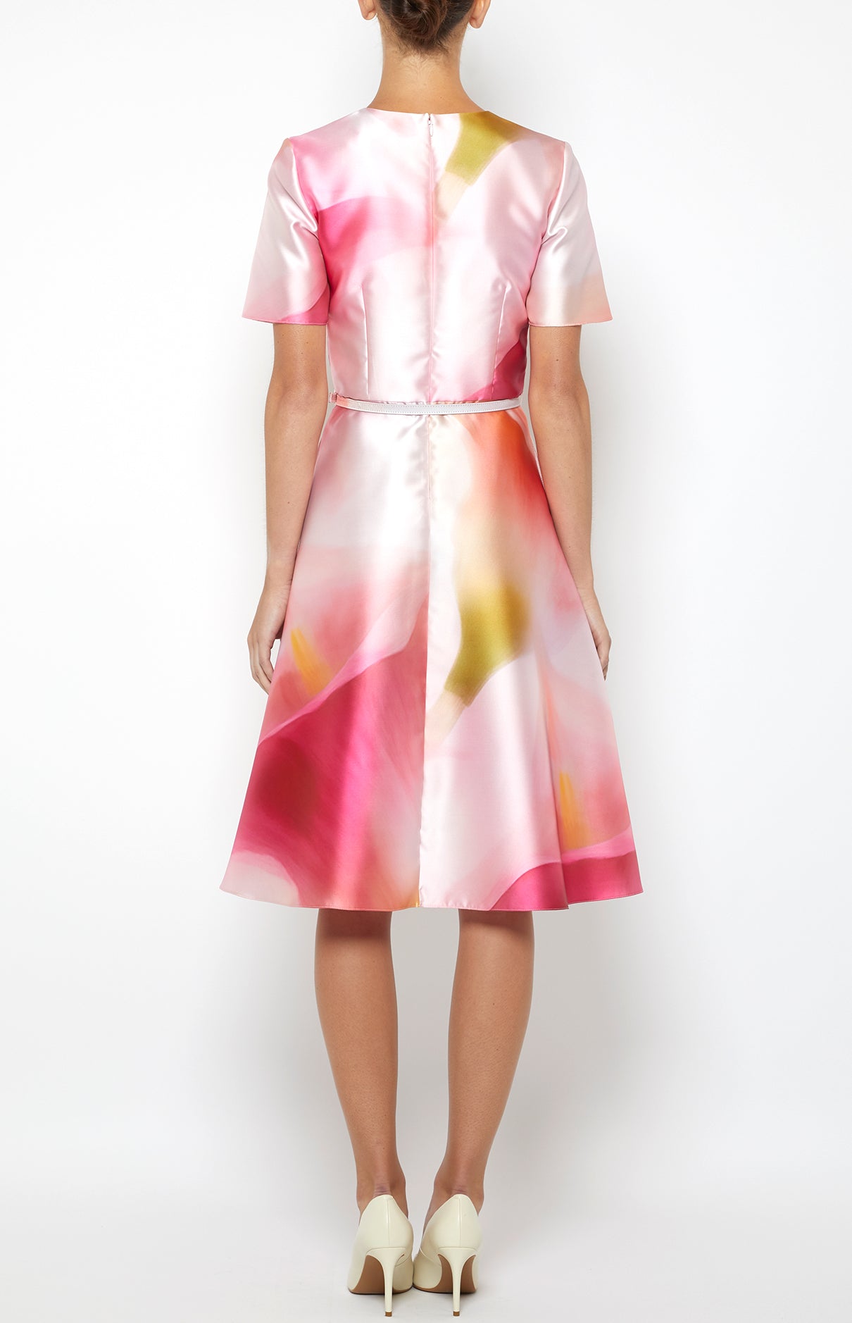 Prabal Gurung Fit & Flare Dress robe rose évasée