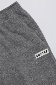 Oh Polly Trousers BT2292 jogging gris foncé coton large