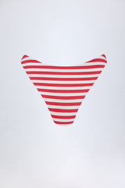 Oh Polly Santos Bas Bikini Rouge Cerise Cheeky