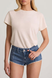 Oh Polly Shorts Mini Short Lanori Bleu Taille Basse
