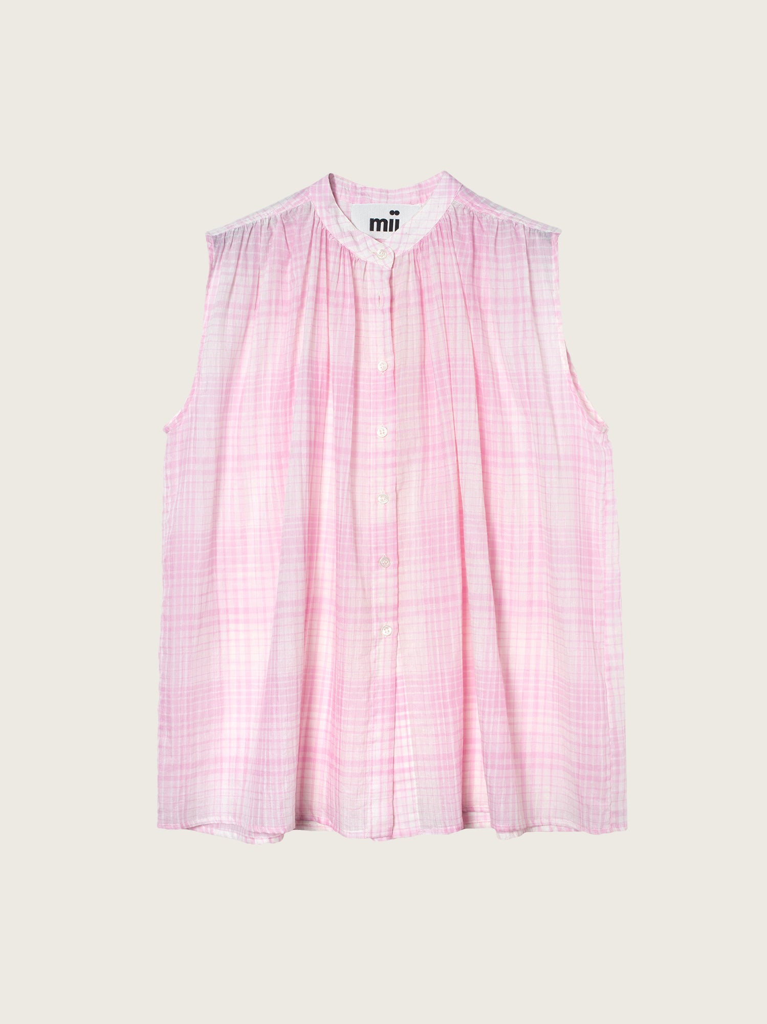 MII Mii en carte postale Iris chemise coton soie M