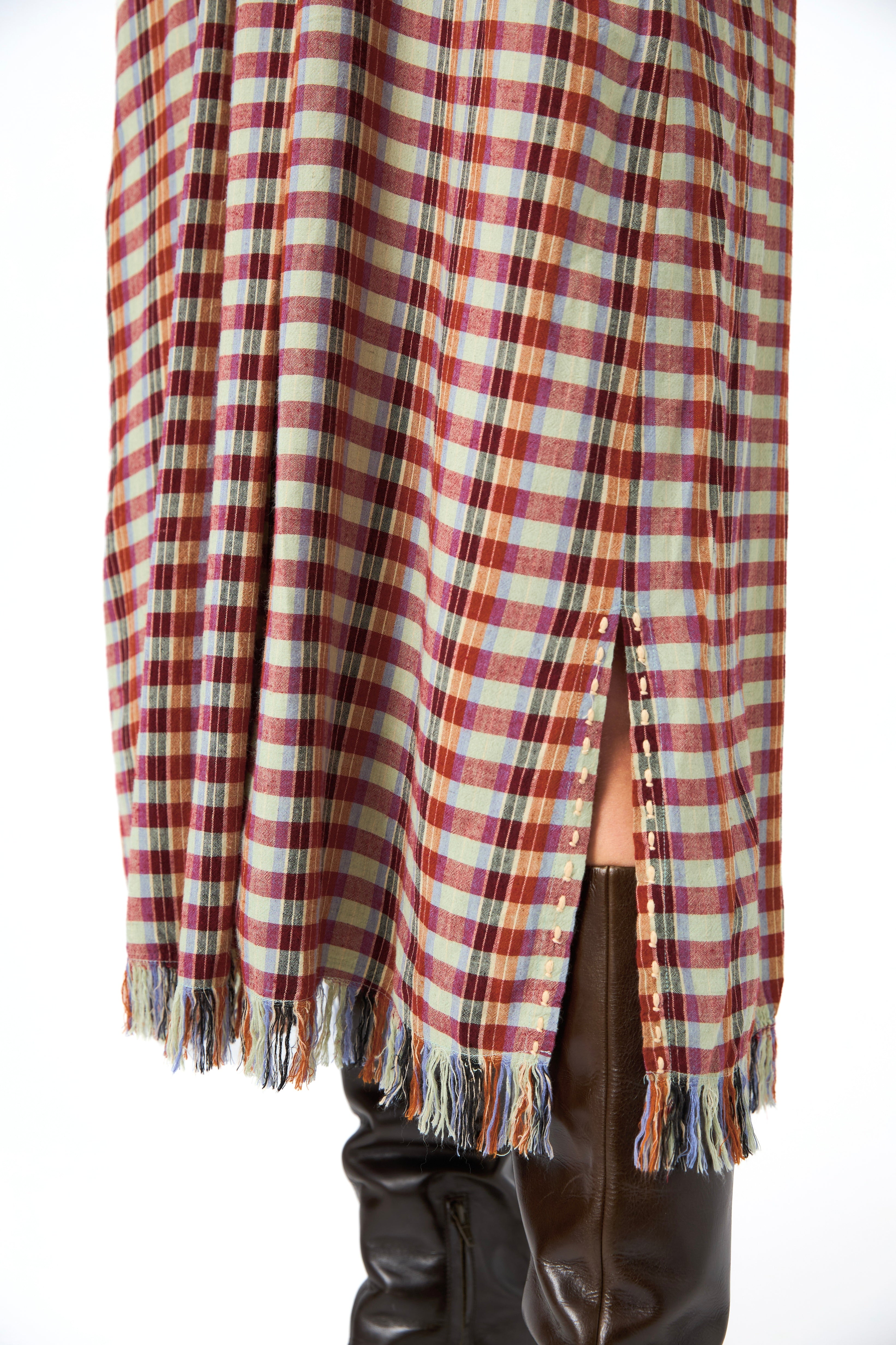 CHICOSOLEIL Bonita robe calzedoni check XS-XL coton main