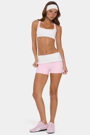 Oh Polly Bo+Tee Mini Short Sport Sorbet Stretch