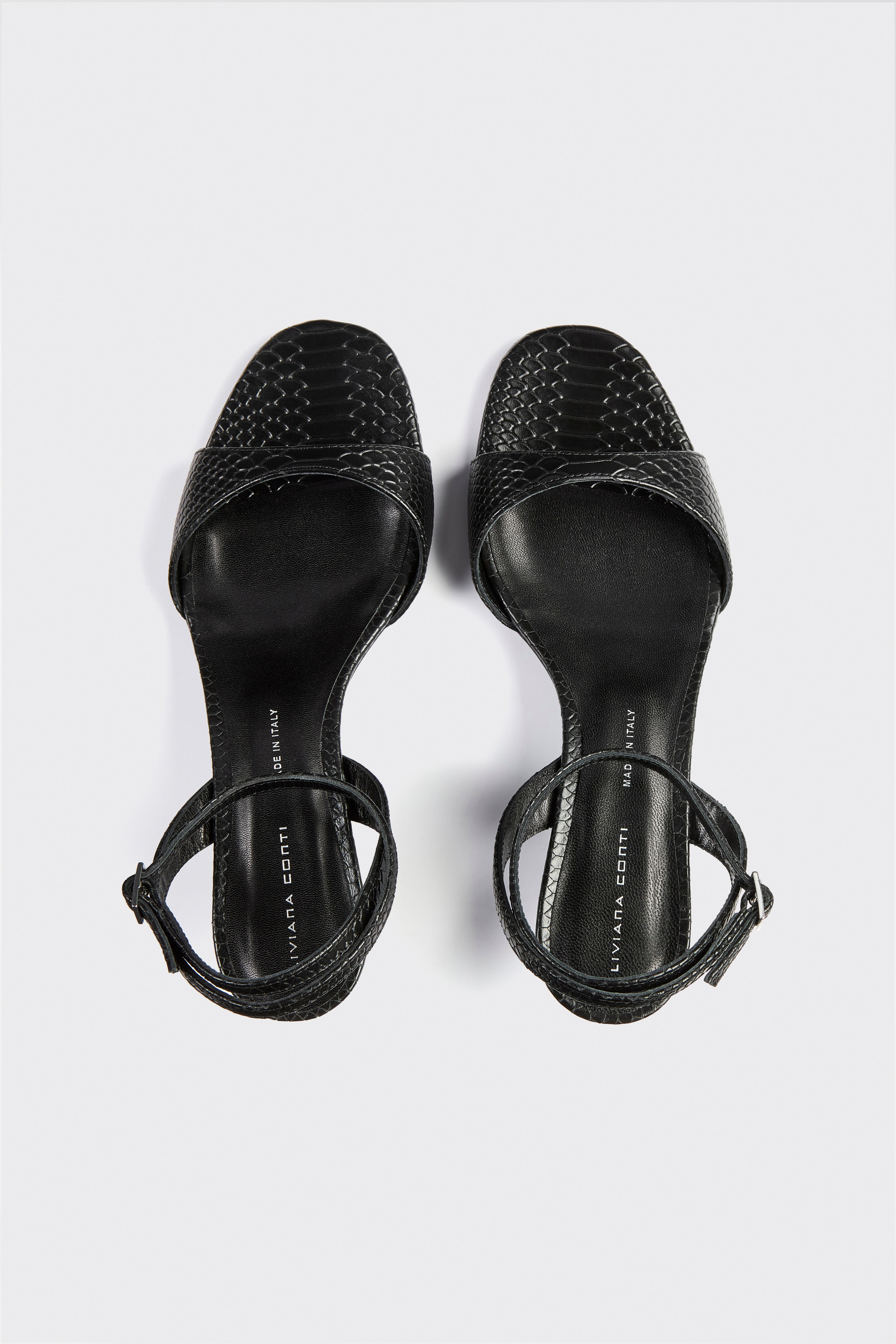Liviana Conti Calzature Allegra sandale cuir noir