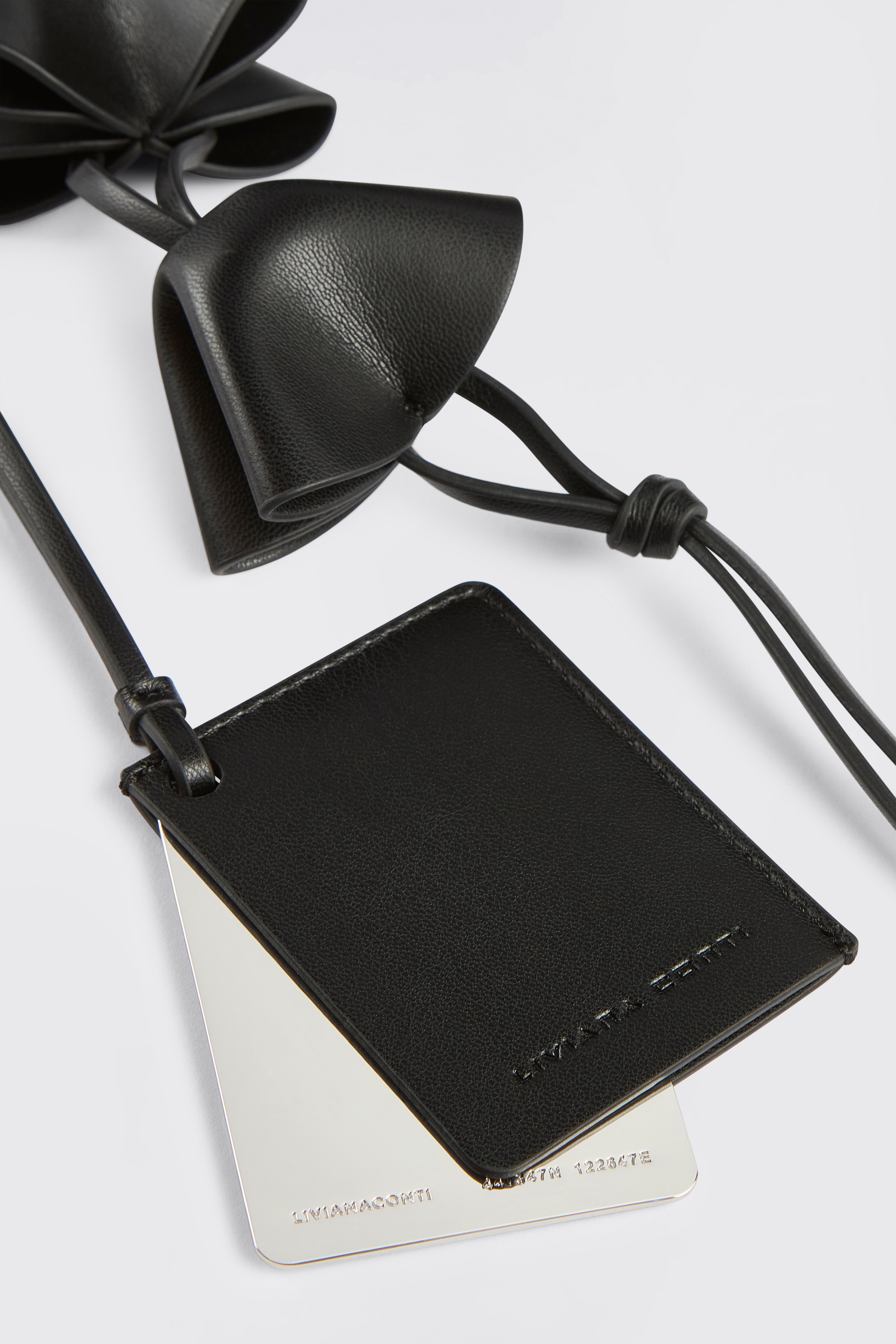 Liviana Conti Horace charm porte-clés juta miroir vegan