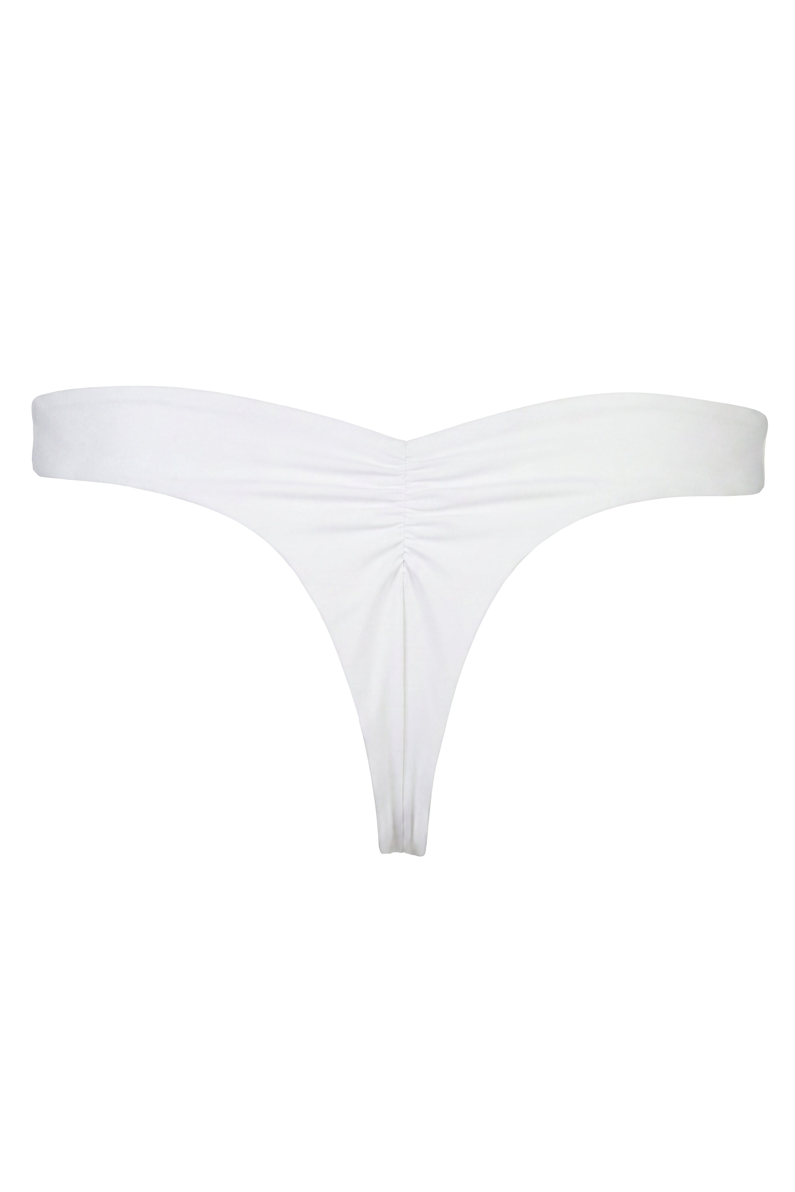 Oh Polly Swim Willa bas de bikini Coconut cheeky ruché
