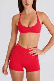 Oh Polly Bo+Tee BT0737 mini short sport fraise poches