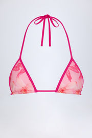 Oh Polly Swim Paita NS10609B haut bikini triangle rose orchid