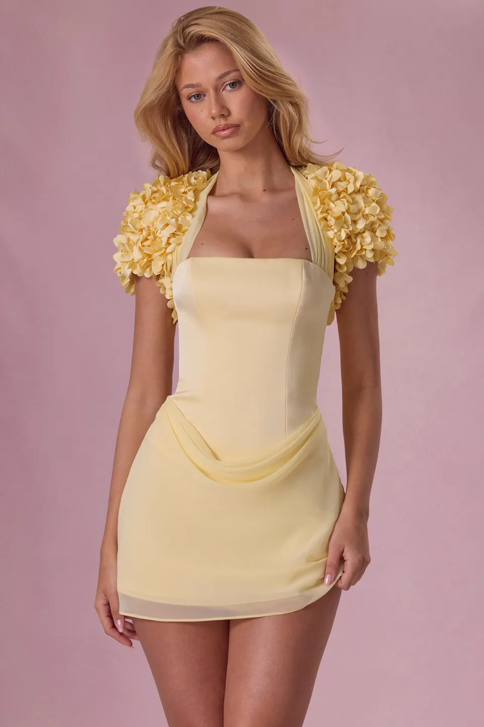 Oh Polly Knitwear Soretta boléro beurre floral