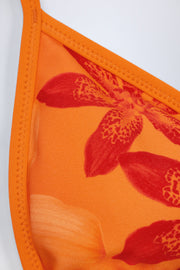 Oh Polly Swim Paita haut bikini triangle orange orchid