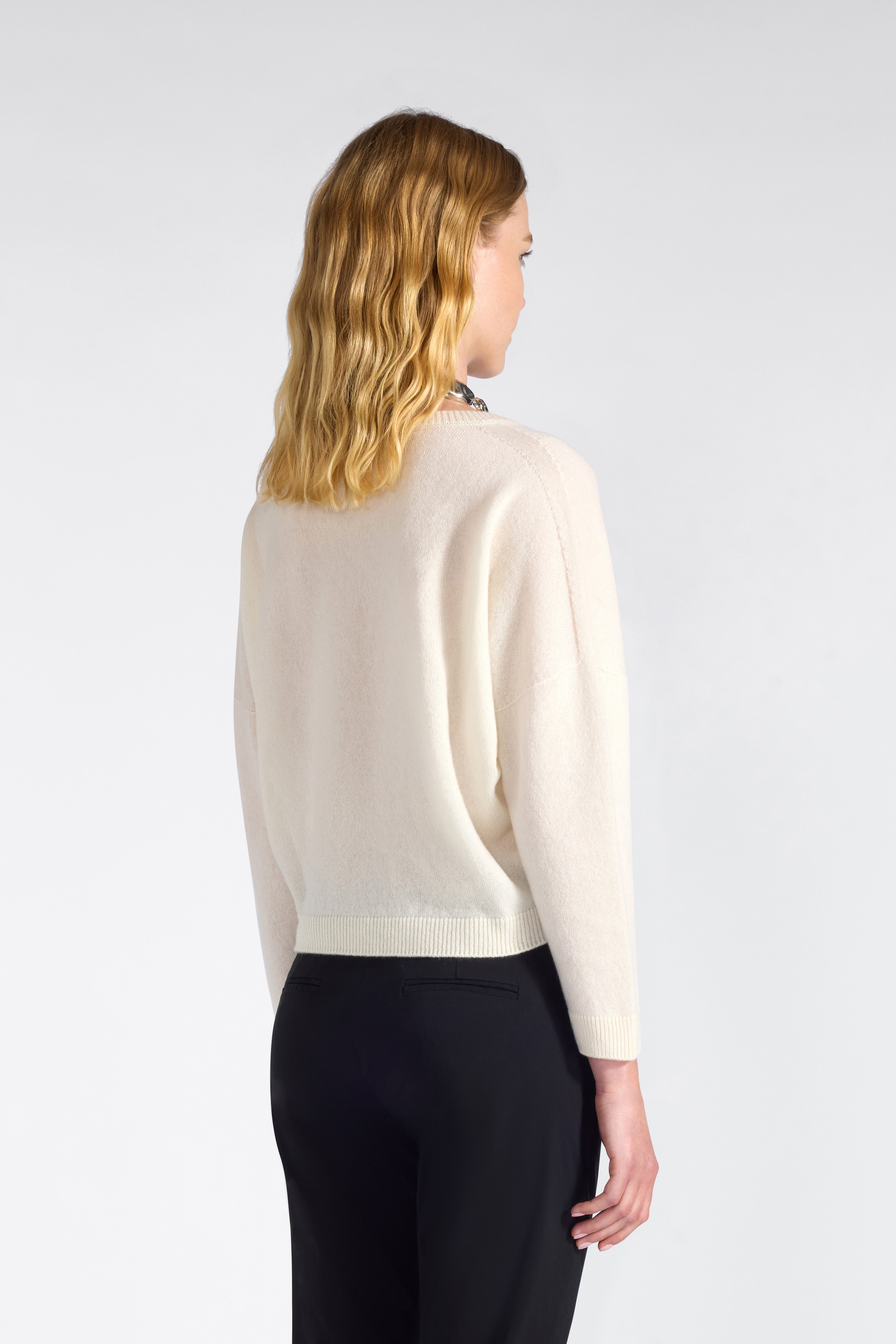 Liviana Conti Maglieria Jasmine pull cachemire pomice XS