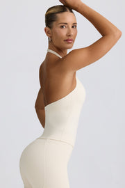 Oh Polly Bo+Tee top halter vanilla dos nu rembourré