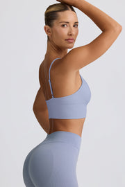 Oh Polly Define Luxe BT1134 Brassière Sport Bleu Gris