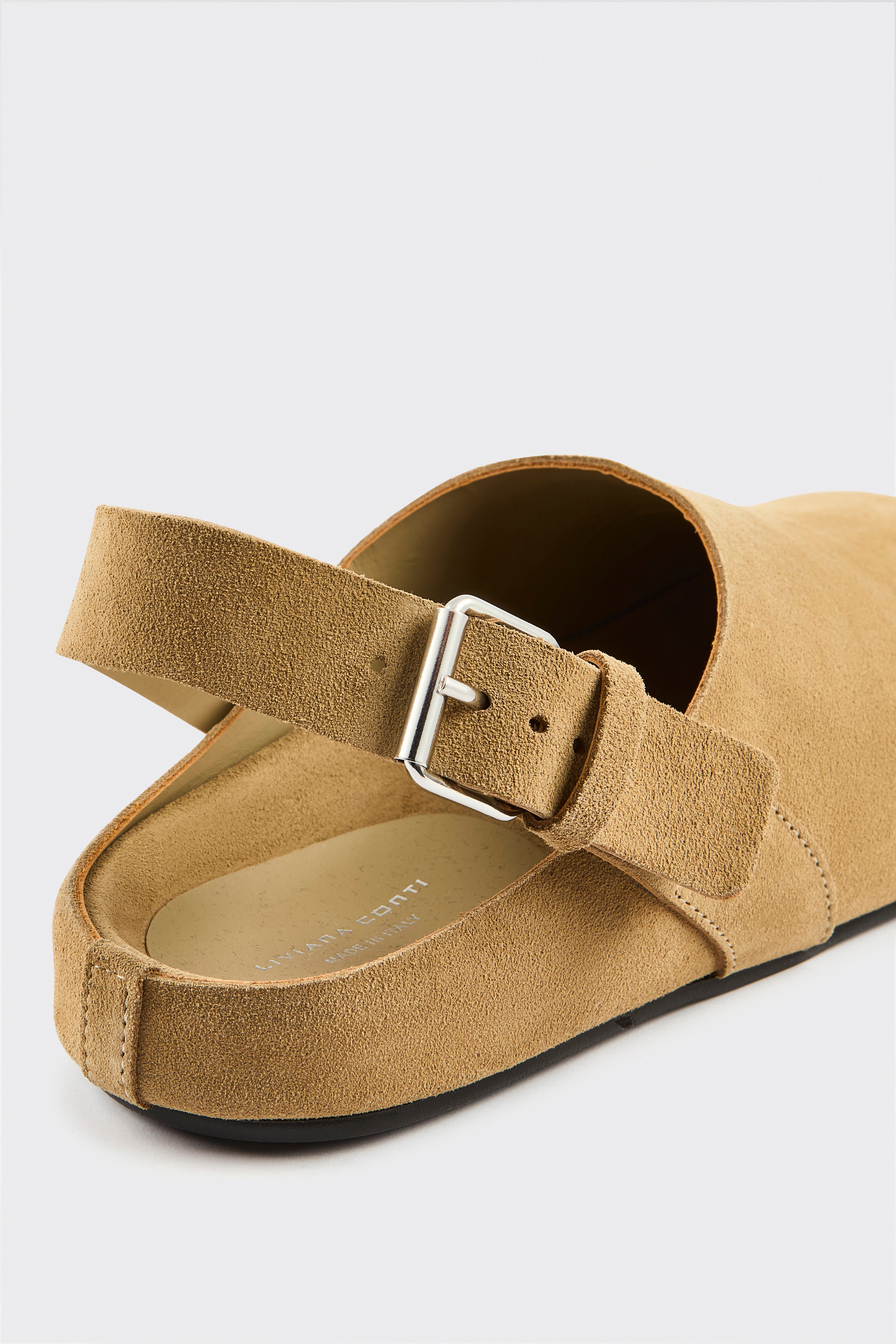 Liviana Conti Molly mules beige bout rond
