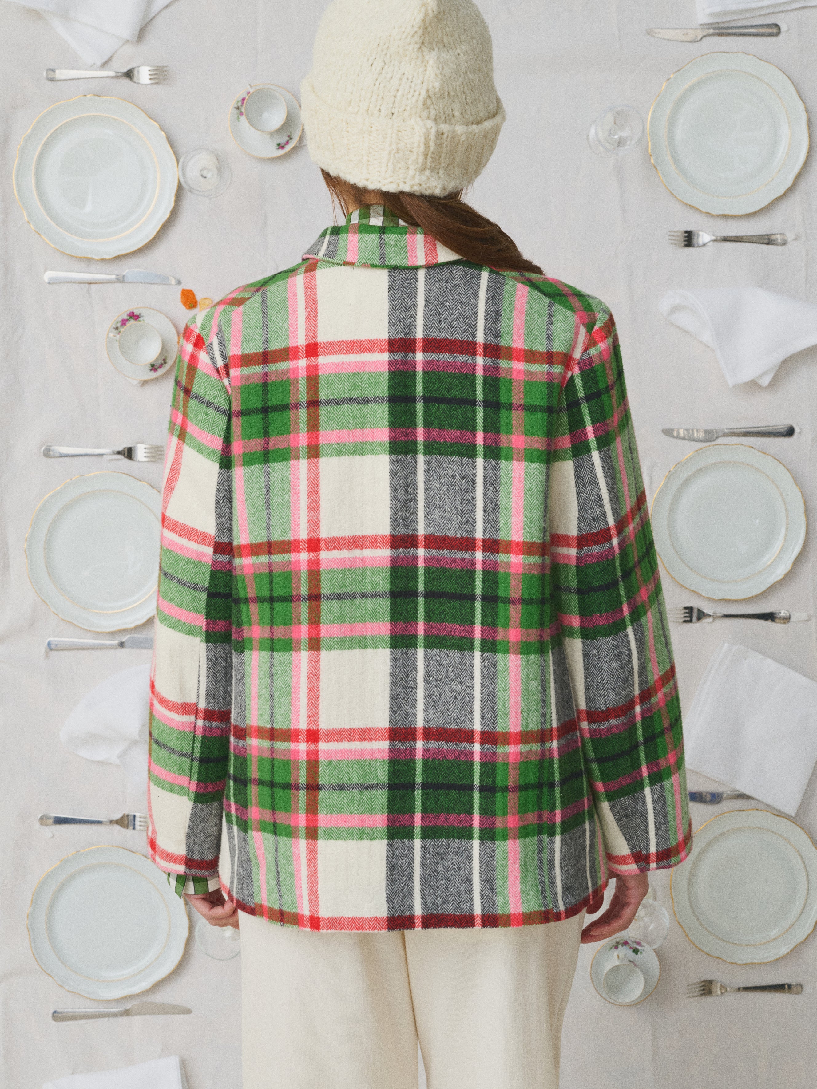 Mii à table Veste Ellie En Cuisine carreaux femme coton
