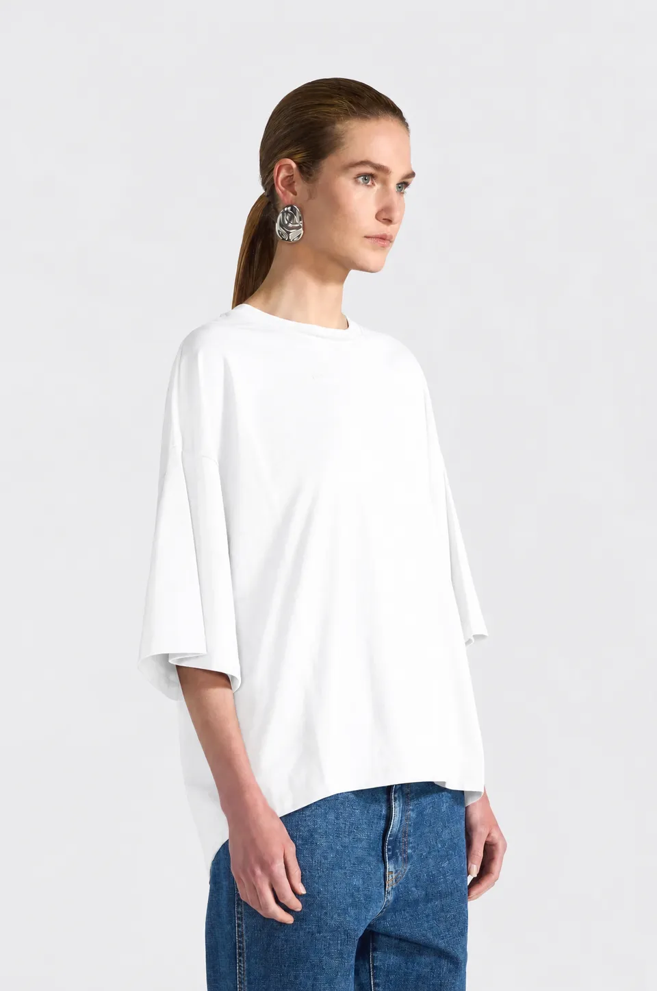 Liviana Conti Ivory t-shirt femme noir en coton