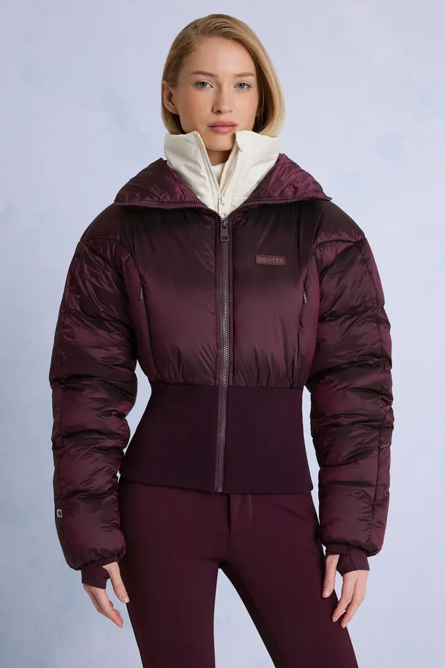Oh Polly BT2406 Veste Ski Bordeaux Imperméable 18K
